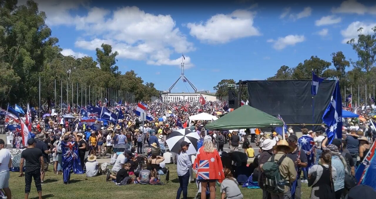 Convoy to Canberra (Aus) Rally - Trucks - Feb 14, 2022