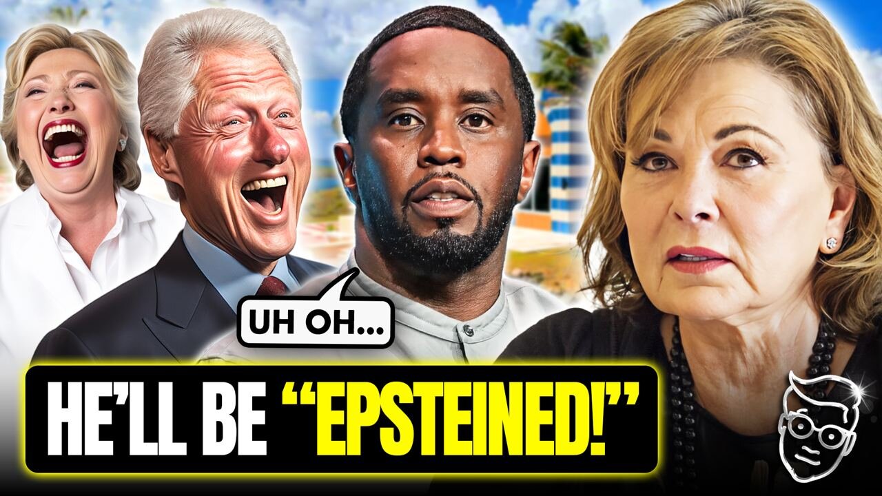 Roseanne Barr Says Diddy Will Get The ‘Epstein Treatment’ | 'He’s Going Down.. Bill Clinton Won’t'