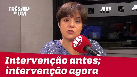 #VeraMagalhães: Intervenção antes; intervenção agora