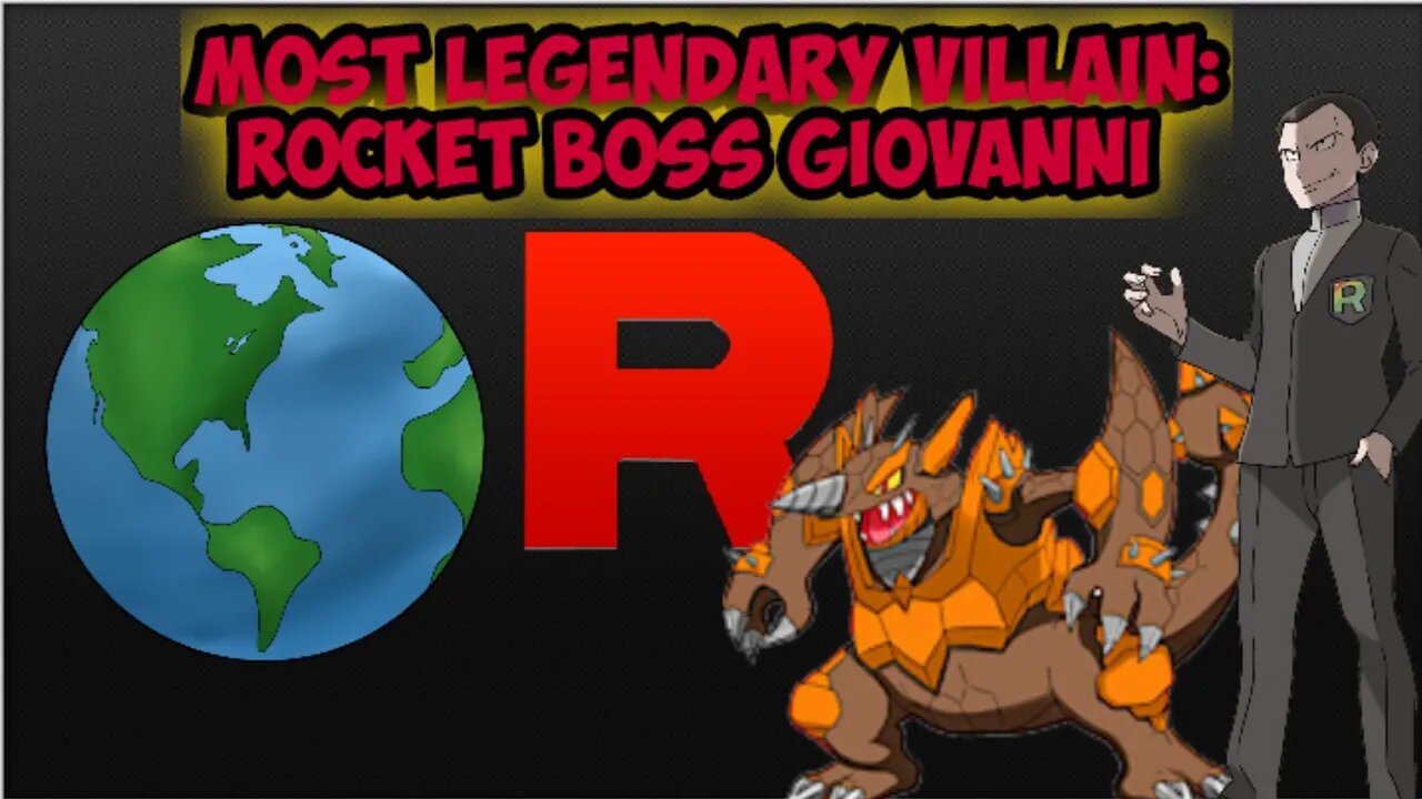Most Legendary Villain: Rocket Boss Giovanni (Team Rocket Leader)