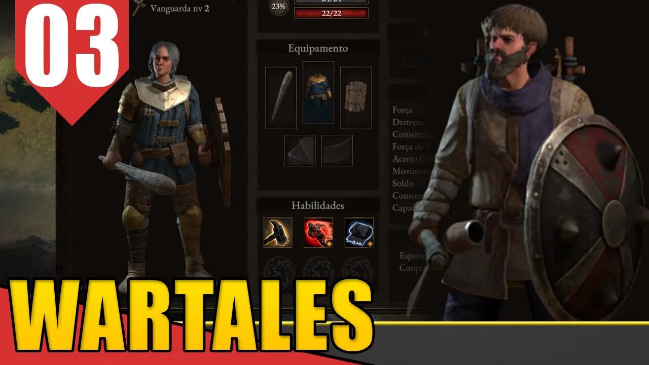 Crescendo o GRUPO Wartales #03 Gameplay PT BR