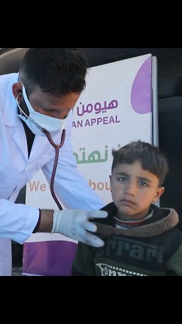 Human appeal mobile clinics are continuing to visit displacement camps in Syria.