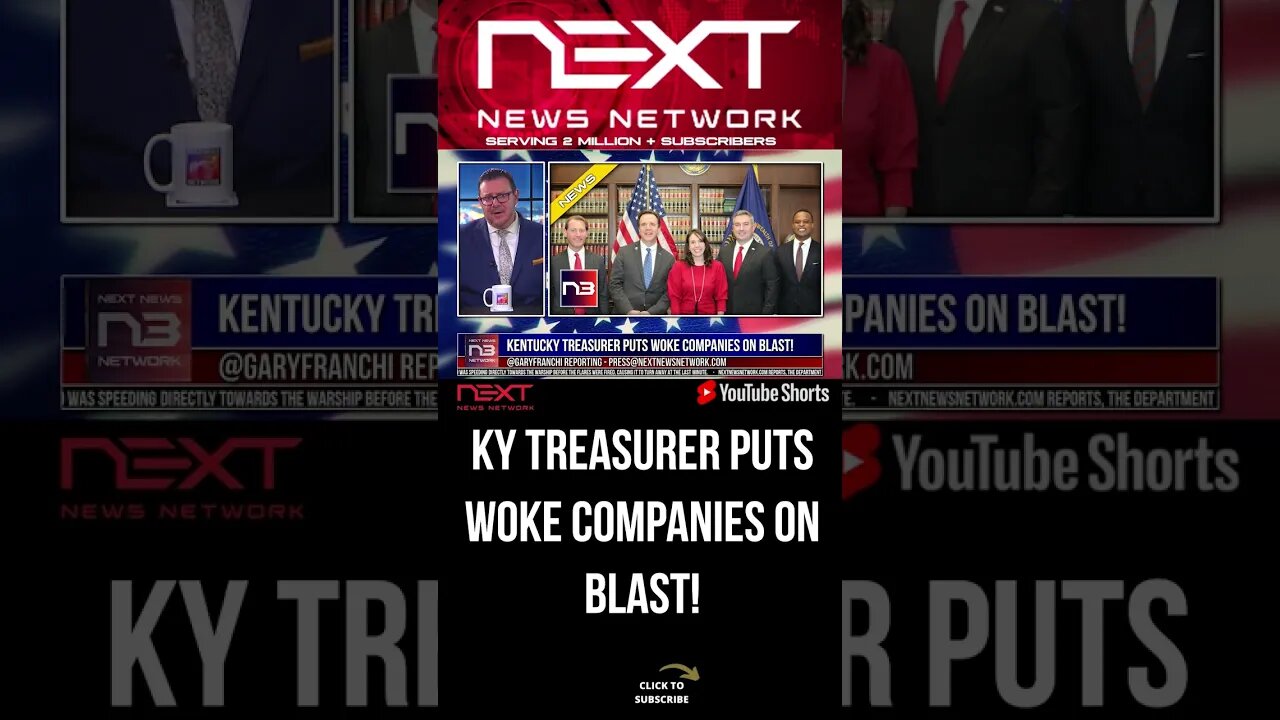 Kentucky Treasurer Puts Woke Companies On BLAST! #shorts