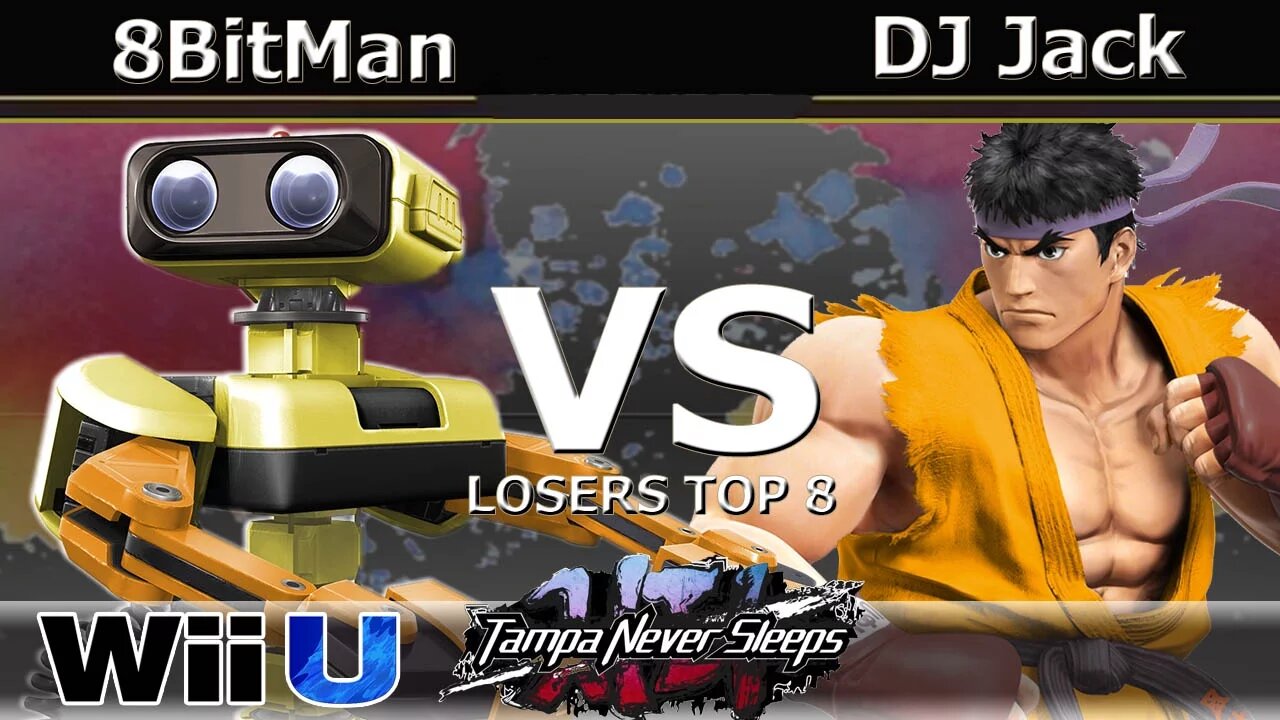 Fable|8BitMan (ROB & Diddy) vs. TGL|DJ Jack (Ryu) - Wii U Losers Top 8 - TNS7