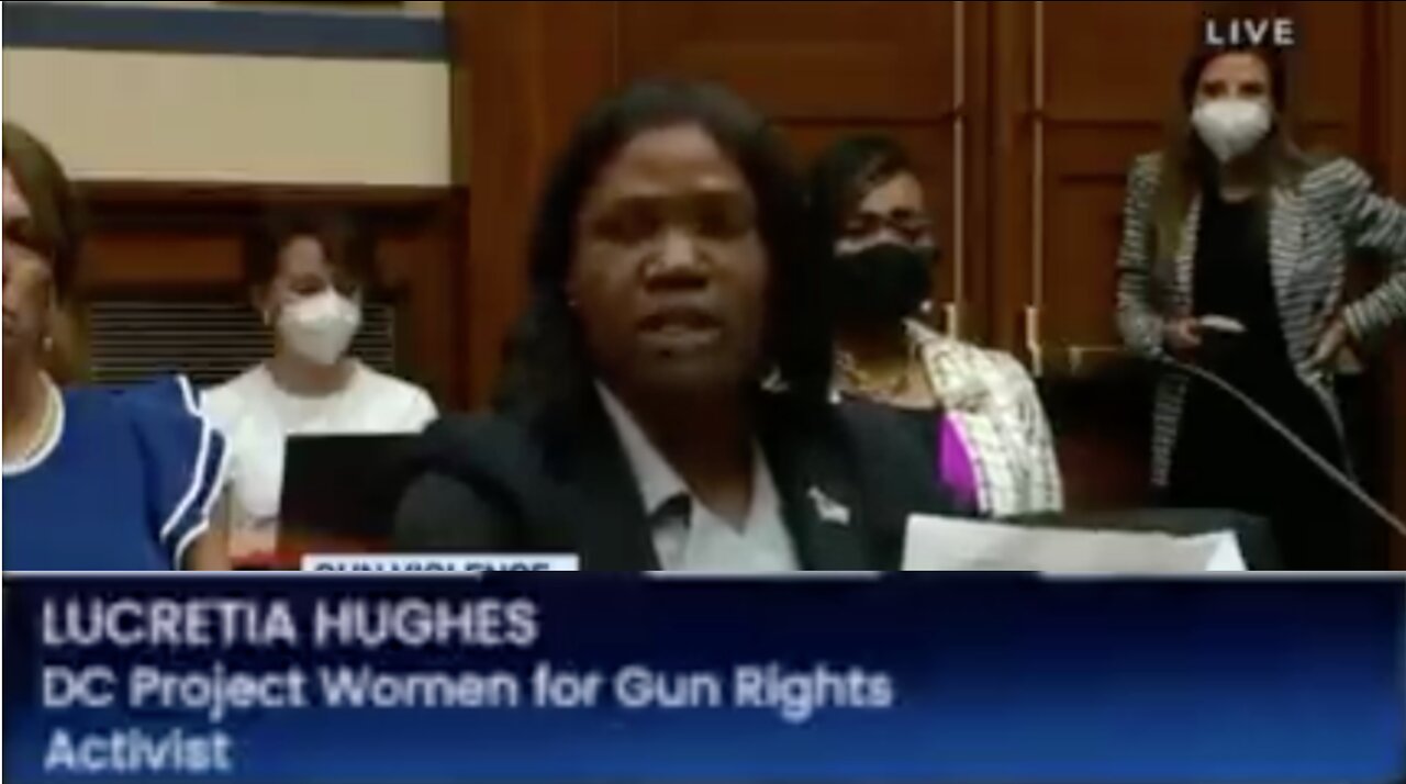 Congress Hearing | June 2022: Lucretia Hughes, DC Project Women for Gun Rights Activist