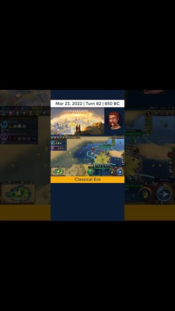 #oneturnadaychallenge #civ6 – Turn 82 - Short Turn so here is a clip of Mw2#shorts
