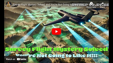 Survey Flight Mystery Solved, and You’re Not Going to Like it!