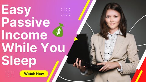 Easy Passive Income Idea Online