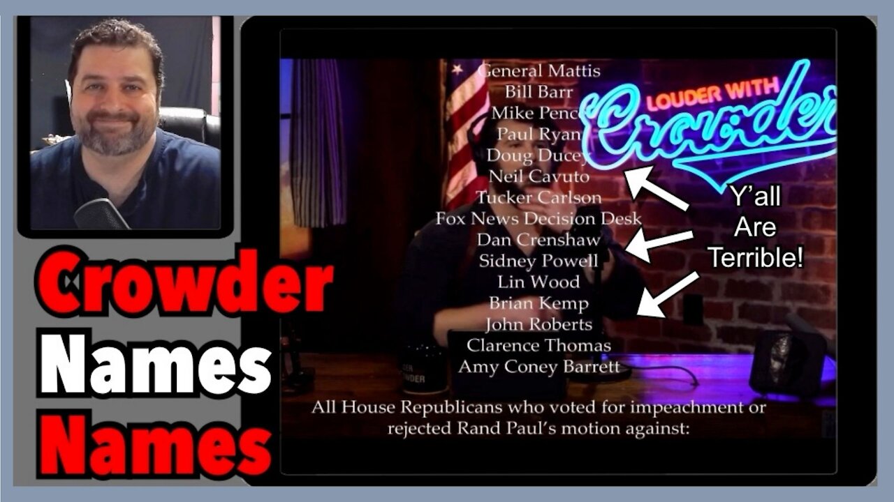 Crowder Goes After "GOP" - The PRIMARY Will Be Brutal - Studio214