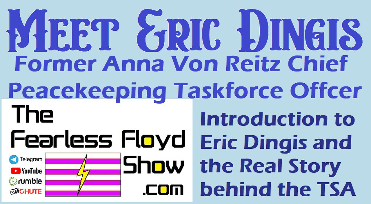 Meet ERIC DINGIS: Anna Von Reitz's former Chief Peacekeeping Taskforce Officer