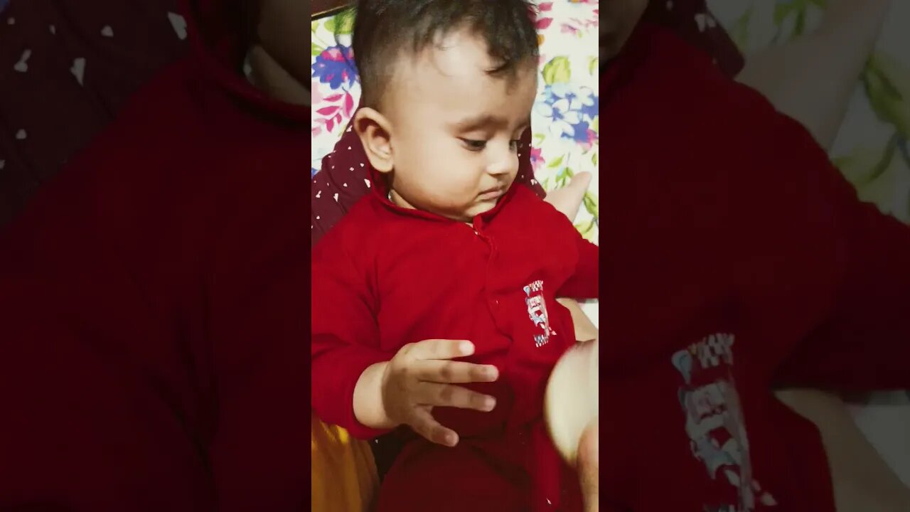 #baby #shorts 5 months old baby refuses bottle feed