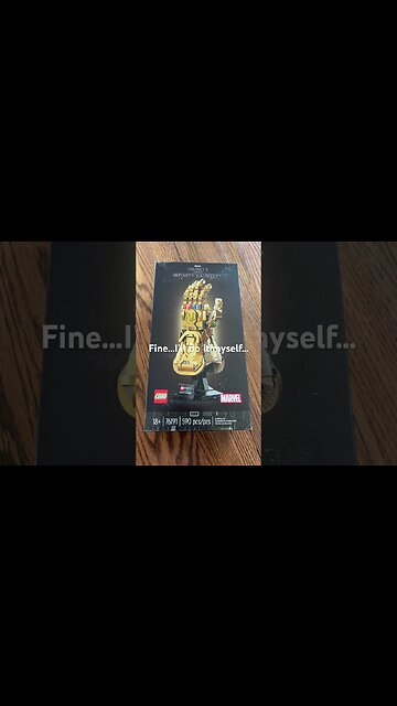 Fine…I’ll do it myself… #shorts #marvel #thanos #infinitywar #lego #mcu #infinitysaga #legomarvel