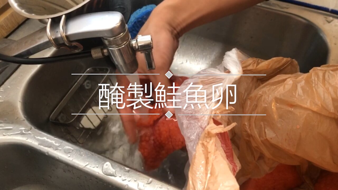 美國生活｜在家醃製正港新鮮鮭魚卵～醃漬生筋子超簡單！別再吃假的鮭魚卵了 How To Cure Salmon Eggs with Salt and Soy Sauce( Making Ikura)