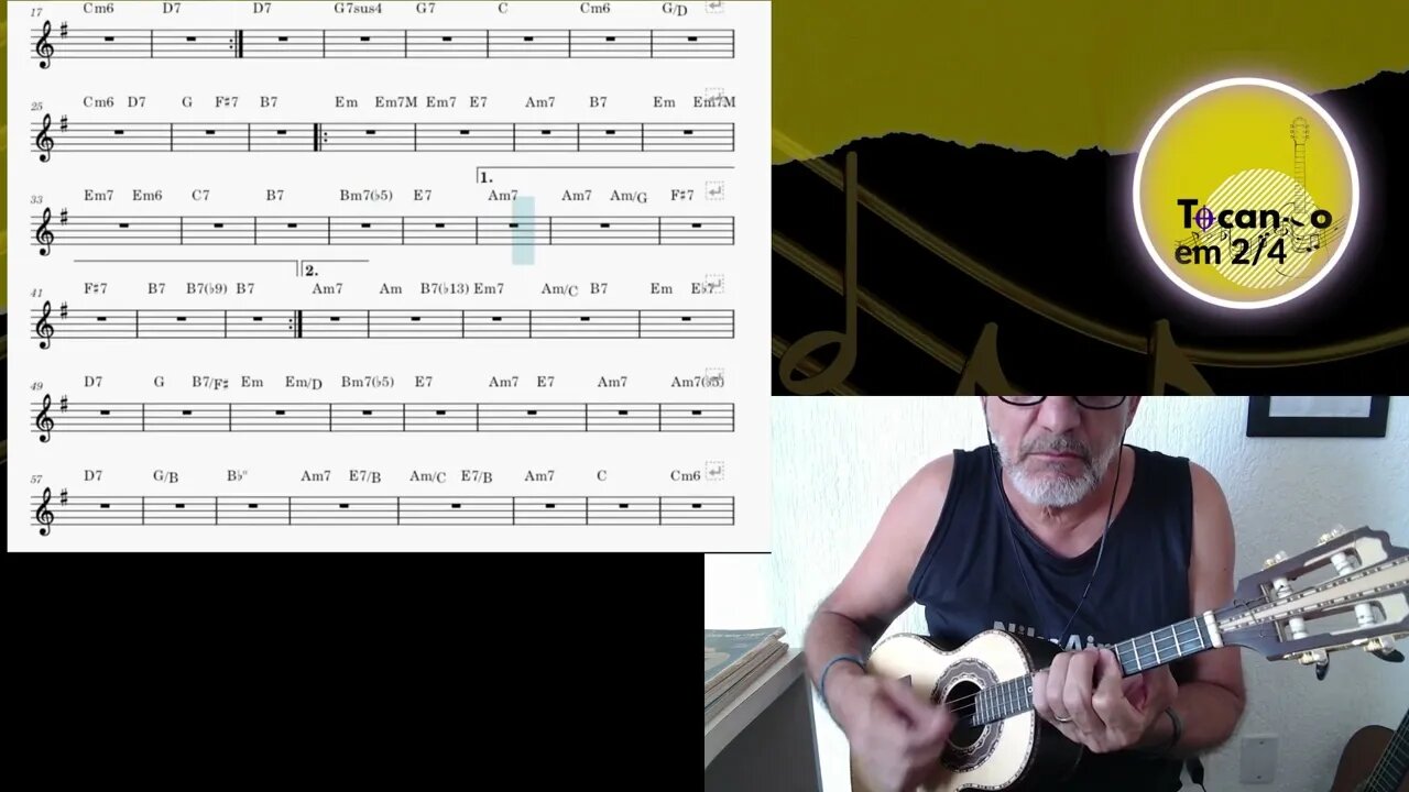 Pedacinho do céu - Partitura para acompanhamento