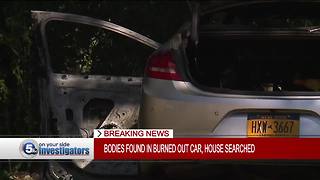 2 bodies discovered in burning car in East Cleveland