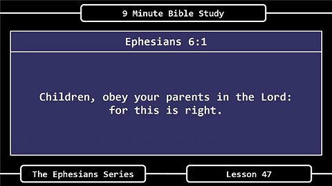 9 Minute Bible Study