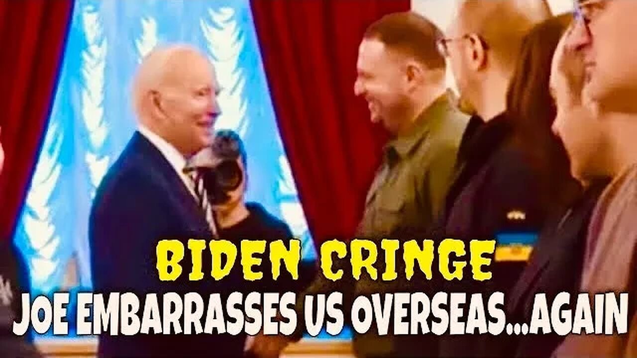 BIDEN CRINGEY UKRAINE VISIT: What is the Deal with Joe and Men's Biceps?