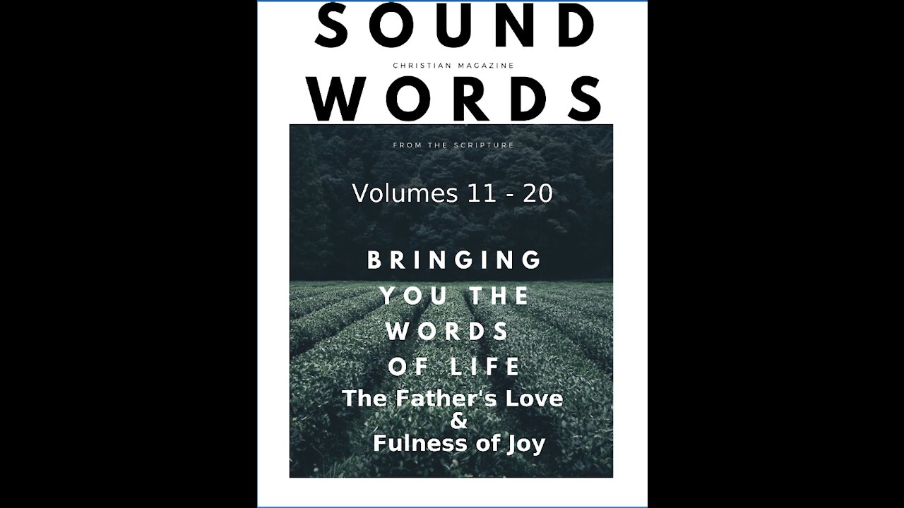 Sound Words, The Father's Love & Fullness of Joy