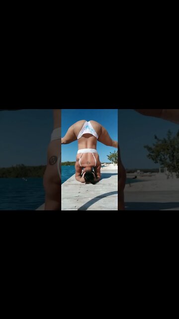 Yoga Upside Down | #gymode #shorts #shortsfeed #yoga