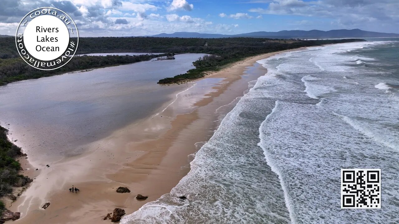 Betka River Mouth, closed, will burst through soon 10 April 23