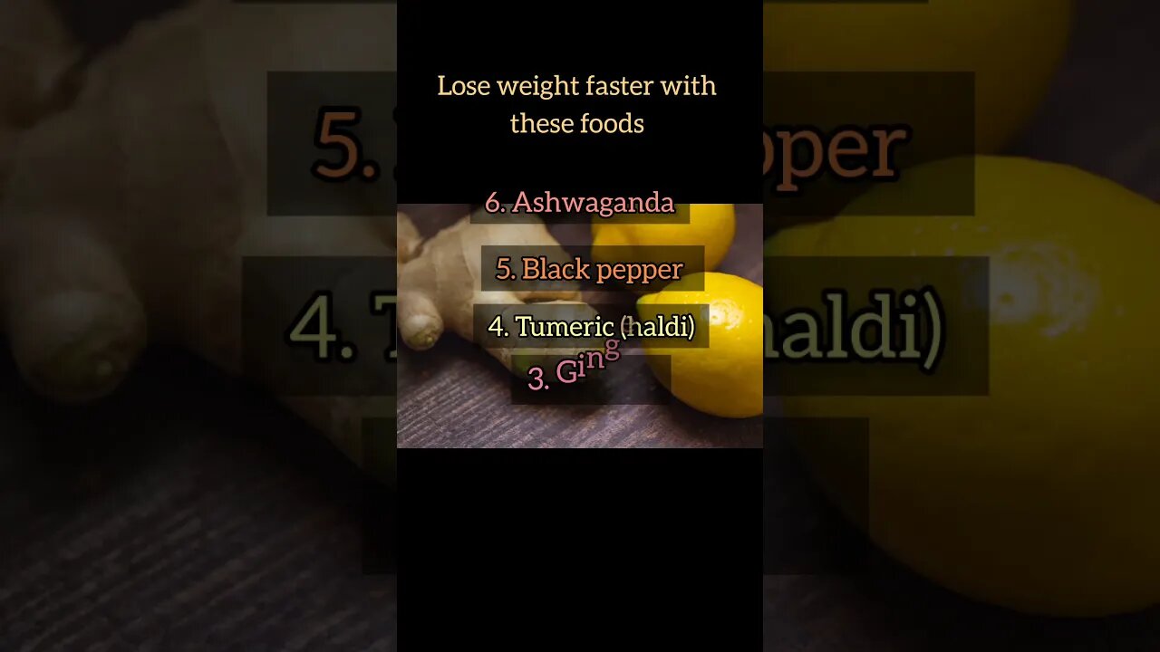 Haldi, ashwaganda and more spices for faster weight loss.#weight #viral