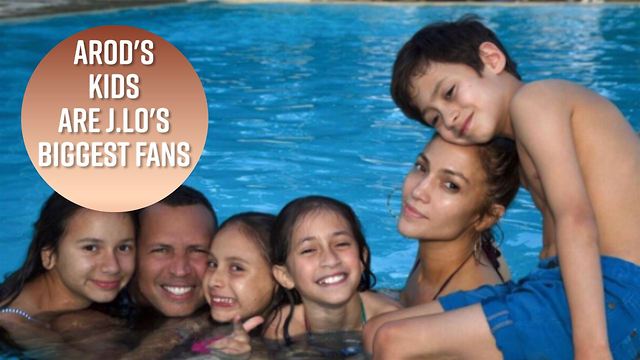 Arod's daughters are total Jennifer Lopez fangirls