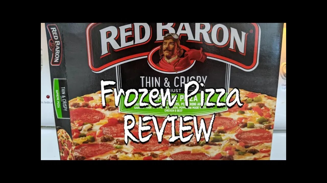 FROZEN PIZZA REVIEW: Red Baron Thin & Crispy Supreme Pizza