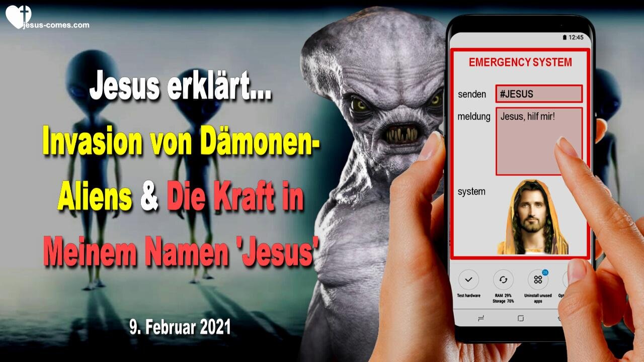 Kommende Dämonen-Alien Invasion & Die Kraft im Namen Jesus ❤️ Liebesbrief & Instruktion von Jesus