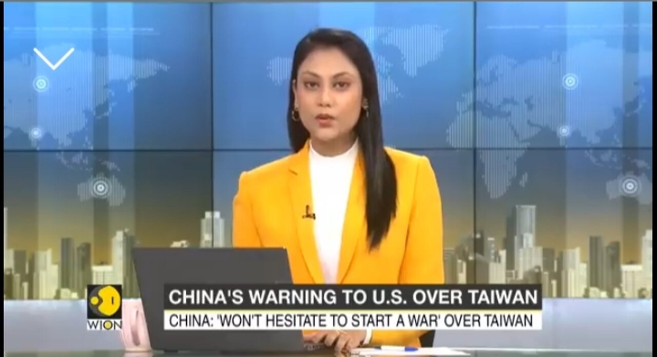 China's warning to the US over Taiwan : Won't hesitate to start ...