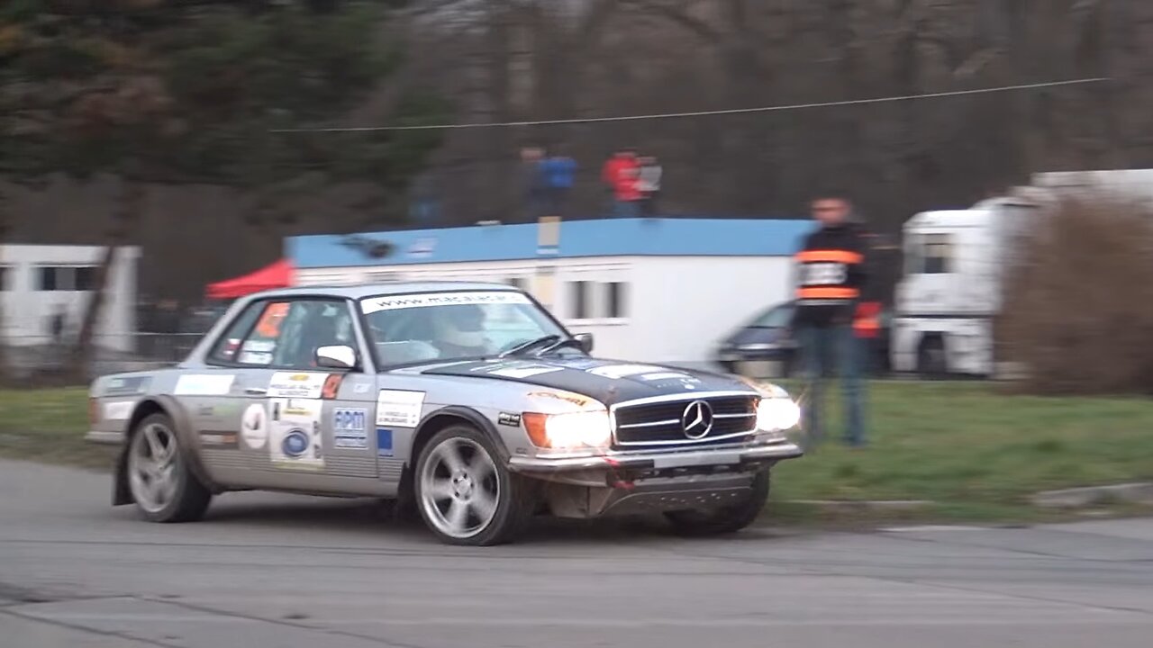 Mercedes-Benz 500 SLC - Aleš Máčala - Mikuláš Rally 2015