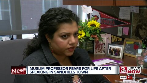 Muslim professor felt her life was in danger after visiting school in the Sand Hills