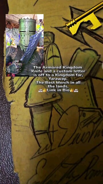 🏰👑🗡THE ARMORED KINGDOM KNIFE🗡👑🏰