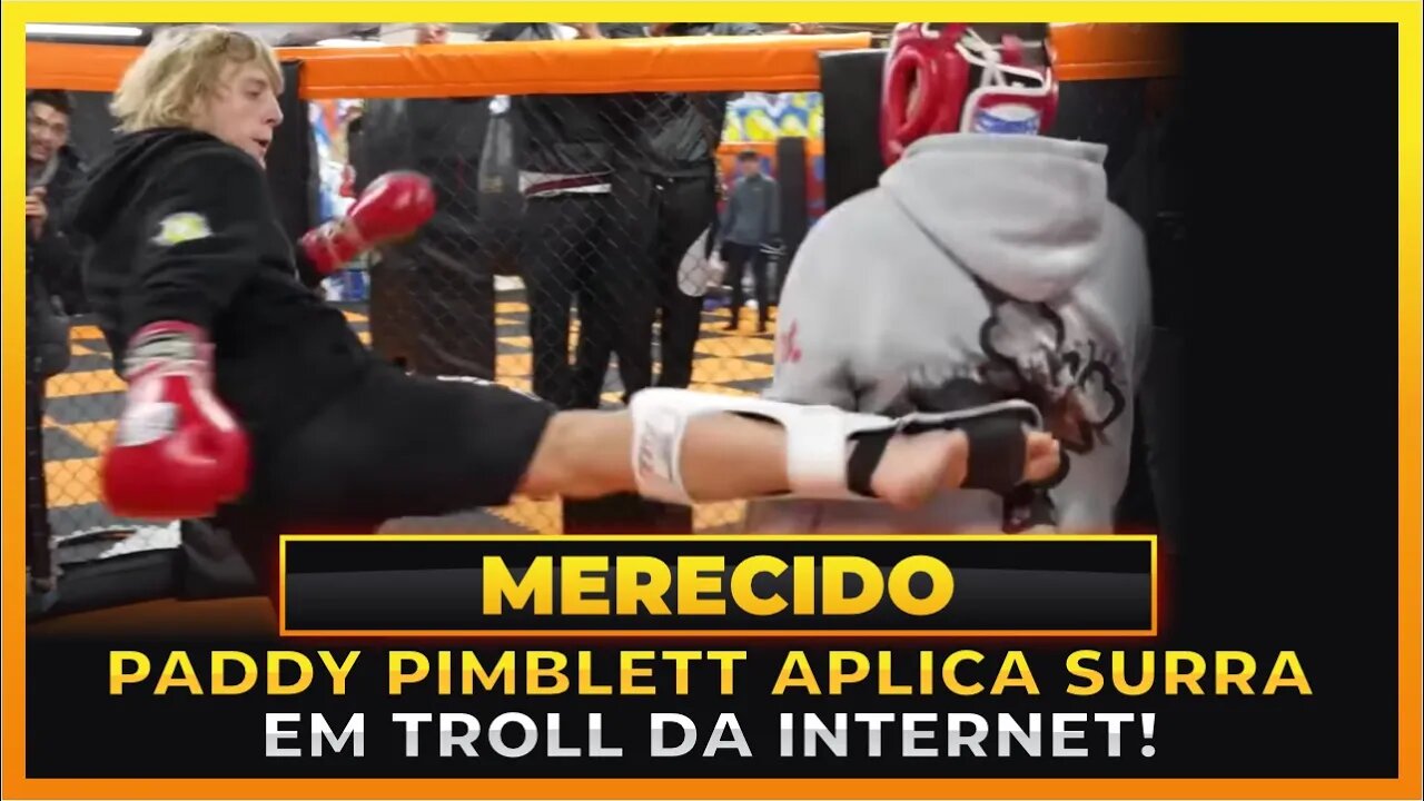 PADDY PIMBLETT APLICA SURRA EM TROLL DA INTERNET!