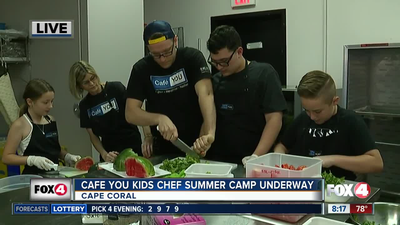 Cafe YOU holds kids chef summer camp program