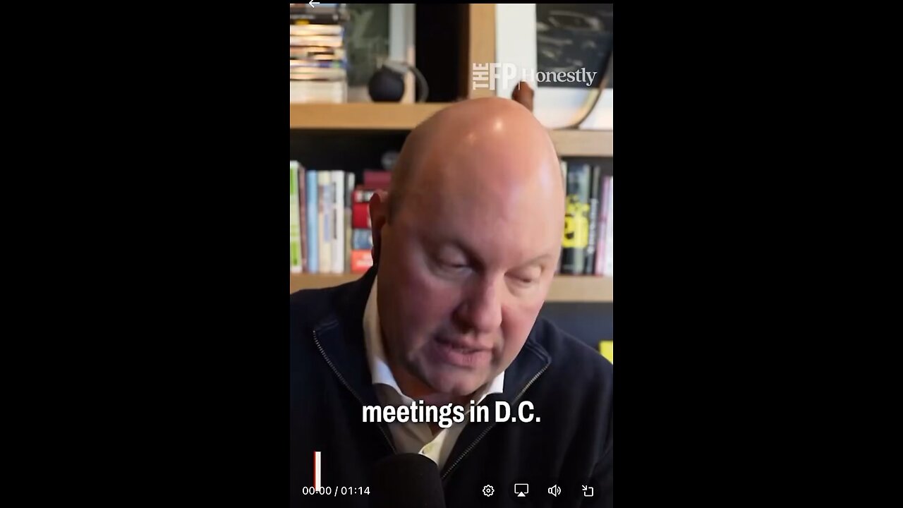 Marc Andreessen AI will be gov controlled