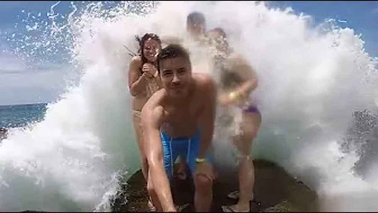 People Vs. Nature Fails: Taken Out By Wave | FailArmy