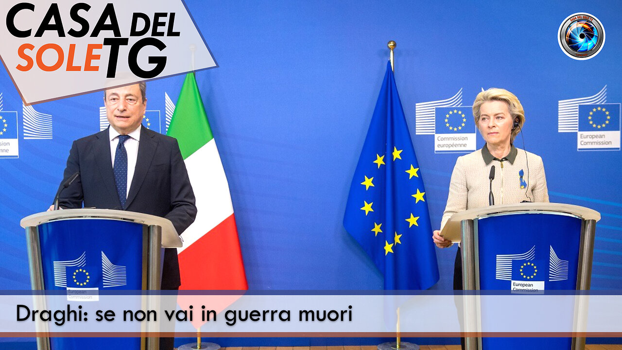 CasaDelSoleTG 09.09.24 - Draghi: se non vai in guerra muori