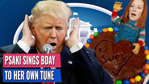 RUIN YOUR DAY BY WATCHING JEN PSAKI TRY TO SING HAPPY BIRTHDAY