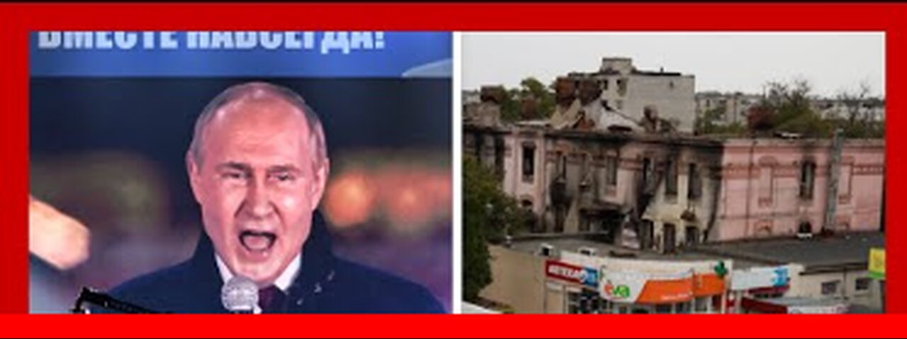 As Putin celebrated his troops were fleeing this key city