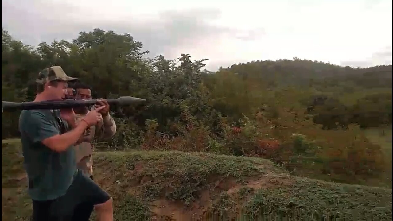 Rocket Launcher in Cambodia