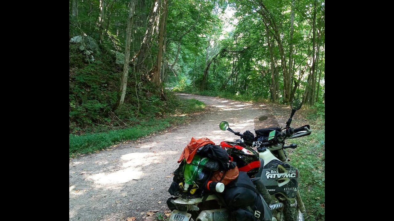 Part 1 of Tour de Coalfields Motorcycle Adventure Route