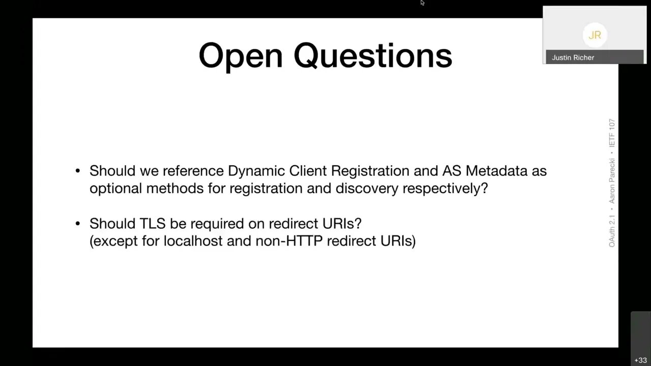 OAUTH WG Interim Meeting, 2020 04 27