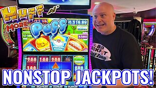 NONSTOP HUFF N MORE PUFF JACKPOTS IN LAS VEGAS!