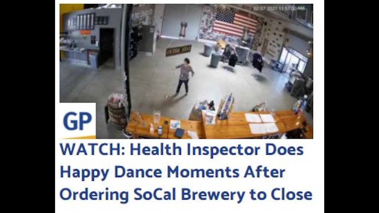 Health Inspector Dances After Shutting Down Business