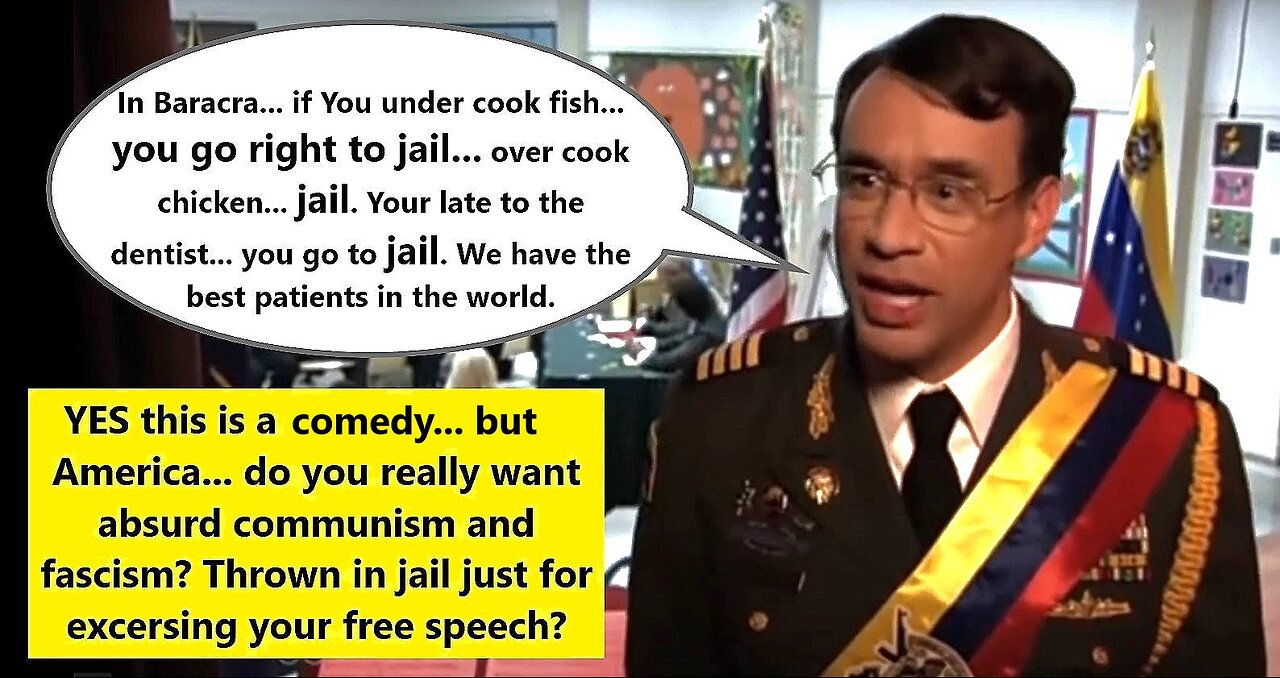 COMEDY: Jesting on Toxic Communism... "You Go Straight To Jail"