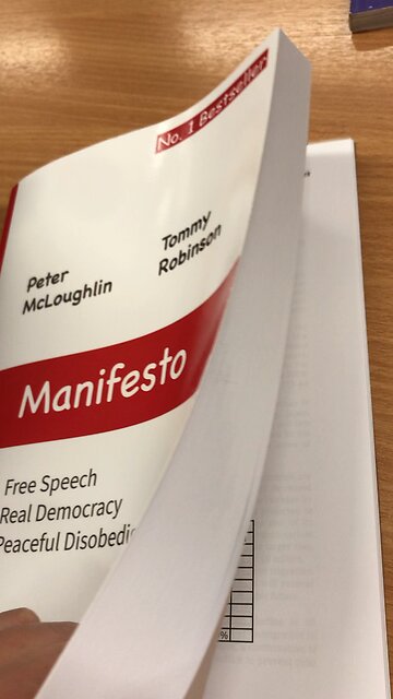 Get Your Manifesto Tommy Robinson