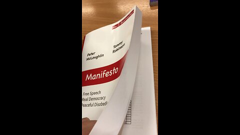 Get Your Manifesto Tommy Robinson