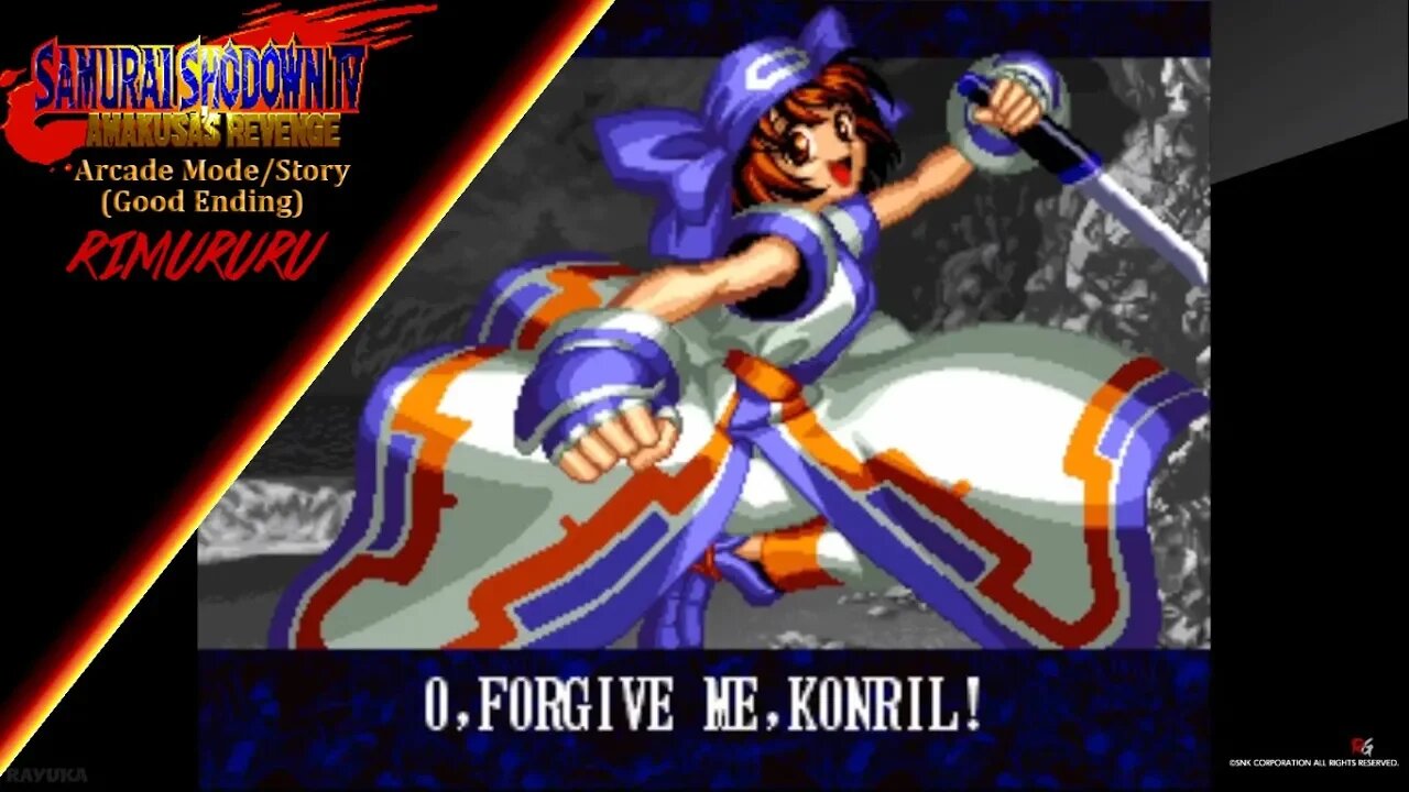 Samurai Shodown IV - Arcade Mode/Story - Rimururu (Good Ending)