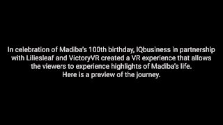 Virtual reality journey to 'walk in Mandela's footsteps' launched (43w)