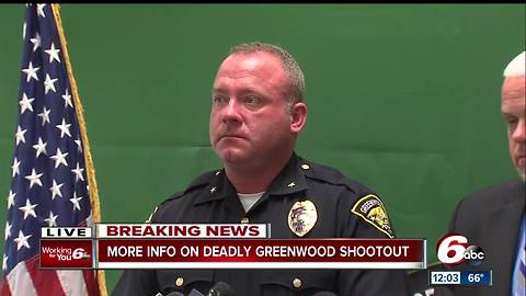 Robbery suspect killed in Greenwood shootout